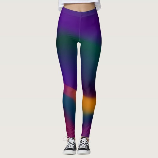 Farbenbogen Leggings (Vorderseite)