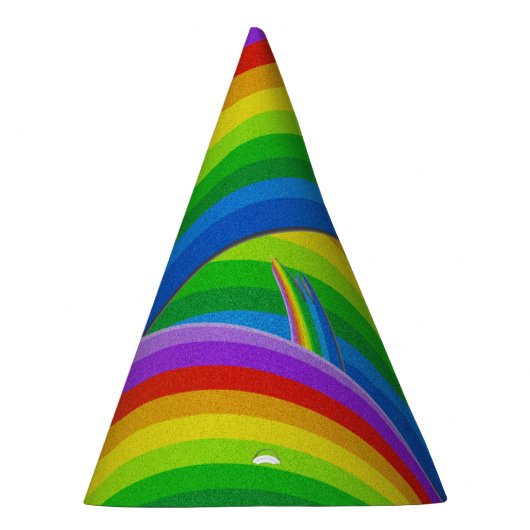 Farbenbogen Partyhütchen (Rechts)