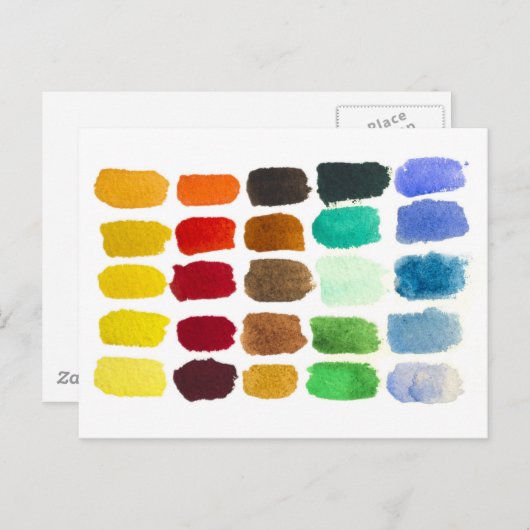 Farbenbogen Postkarte (Vorne/Hinten)