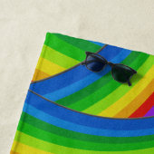 Farbenbogen Strandtuch (Beispiel)