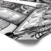 Farbenbuchgeschenke - Künstlermaler Poster (Ecke)