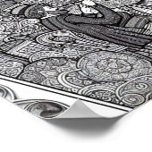 Farbenbuchgeschenke - Künstlermaler Poster (Ecke)