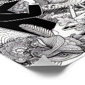 Farbenbuchgeschenke - Künstlermaler Poster (Ecke)