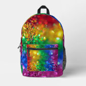 Farbenburgunder-Regenbogensequenz individuell eins Bedruckter Rucksack (Vorderseite)