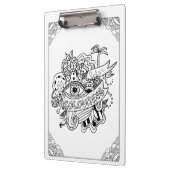 Färbend und entspannen Sie sich Klemmbrett (Links)