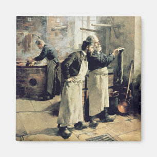 Färbende Werkstatt in den Gobelins, 19. Magnet