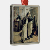 Färbende Werkstatt in den Gobelins, 19. Silbernes Ornament (Rechts)