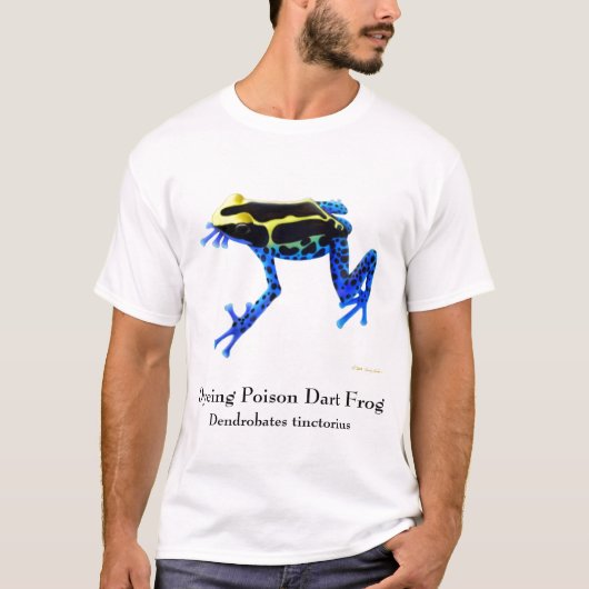 Färbender Gift-Pfeil-Frosch-T - Shirt (Vorderseite)