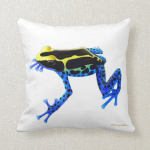 Färbendes Gift-Pfeil-Frosch-Kissen Kissen