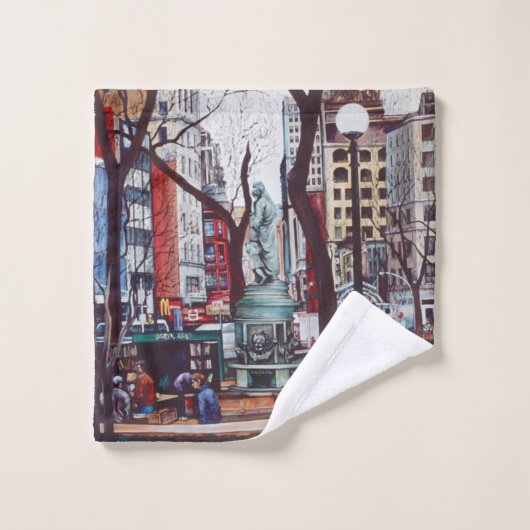 Farbenduft des Gewerkschaft Square Badhandtuch Set (Waschlappen)