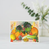 FARBENE AUTUMENVEGERABLES POSTKARTE (Stehend Vorderseite)