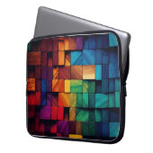 FARBENE HOLZBLÖCKE SEHEN AUS LAPTOPSCHUTZHÜLLE (Vorderseite Links)