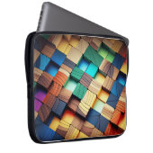 FARBENE HOLZBLÖCKE SEHEN AUS LAPTOPSCHUTZHÜLLE (Vorne Rechts)