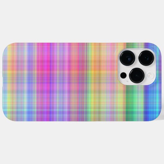 FARBENE KARIERTE PATTER Case-Mate iPhone HÜLLE (Rückseite (Horizontal))