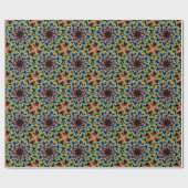 FARBENE SCHWIMMERBLUME GESCHENKPAPIER (Flach)