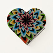 FARBENE SCHWIMMERBLUME NOTIZBLOCK (Rückseite)