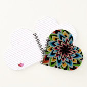 FARBENE SCHWIMMERBLUME NOTIZBLOCK (Innenseite)