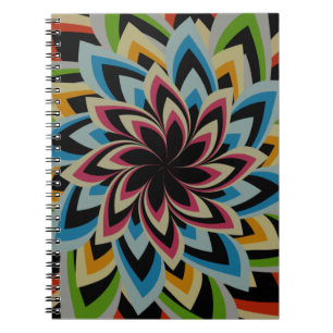 FARBENE SCHWIMMERBLUME NOTIZBLOCK