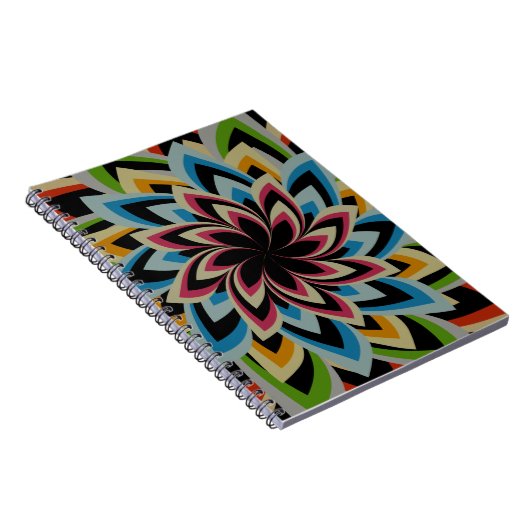 FARBENE SCHWIMMERBLUME NOTIZBLOCK (Rechte Seite)