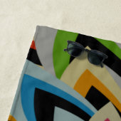 FARBENE SCHWIMMERBLUME STRANDTUCH (Beispiel)