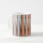 FARBENE STREIFEN UND SCHATTEN KAFFEETASSE (Vorderseite Links)
