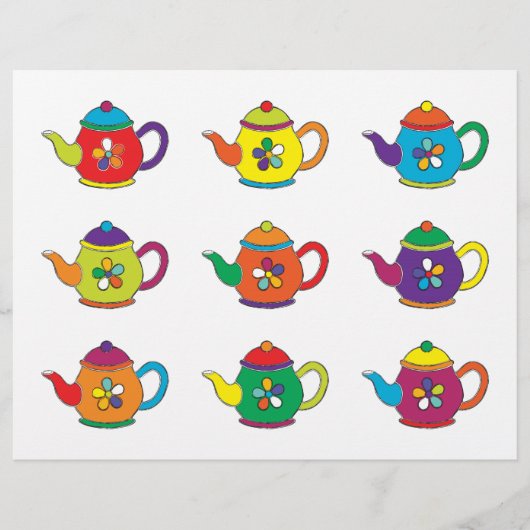 FARBENE TEAPOTS FLYER (Vorne)