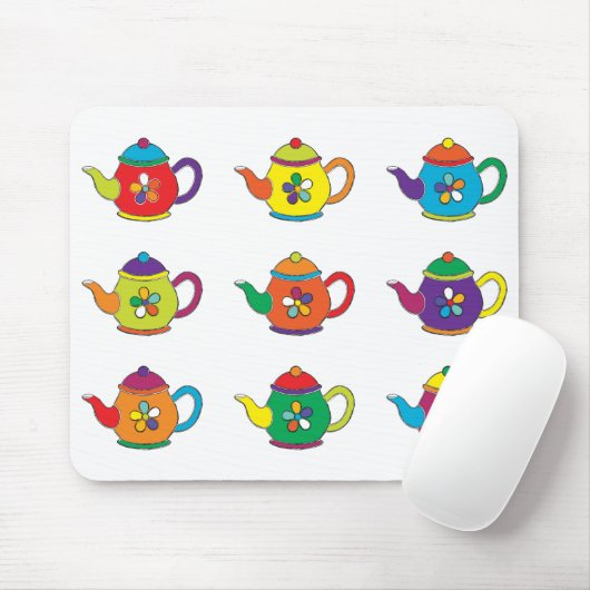 FARBENE TEAPOTS MOUSEPAD (Mit Mouse)