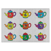 FARBENE TEAPOTS SCHNEIDEBRETT (Vorderseite)