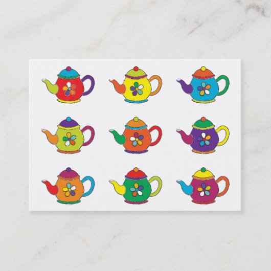 FARBENE TEAPOTS VISITENKARTE (Vorderseite)