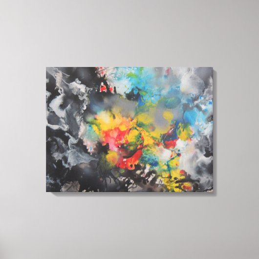 Farbenentwicklung Leinwanddruck (Vorderseite)