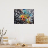 Farbenentwicklung Poster (Küche)