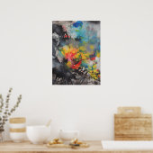 Farbenentwicklung Poster (Küche)