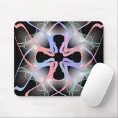 FARBENER ABSTRAKTER KREUZ MOUSEPAD (Mit Mouse)