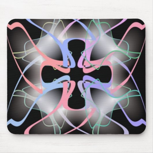 FARBENER ABSTRAKTER KREUZ MOUSEPAD (Vorne)