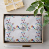 FARBENER BLUMENBAUM SEIDENPAPIER (Geschenk)