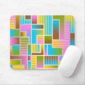 FARBENES ABSTRAKTES MUSTER MOUSEPAD (Mit Mouse)