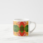 Farbenexplosion Kaleidoskop Espressotasse (Rechts)