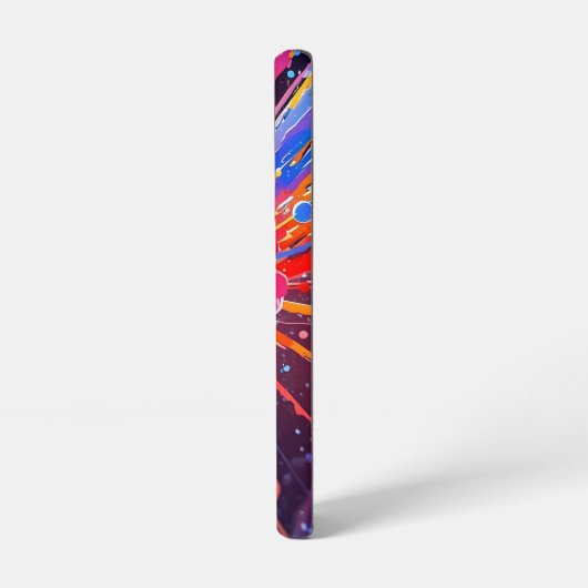 Farbenexplosion Samsung Galaxy Hülle (Linke Seite)