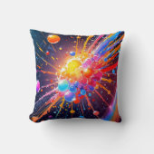 Farbenexplosion und Energieexplosion in Ihrer Zuha Kissen (Vorderseite)