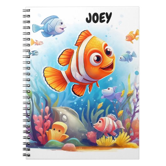 FARBENFANG SPIRALER NOTEBOOK. NOTIZBLOCK (Vorderseite)