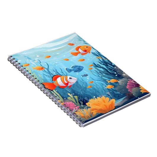 FARBENFANG SPIRALER NOTEBOOK. NOTIZBLOCK (Rechte Seite)