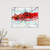 Farbenfarbe Poster (Küche)