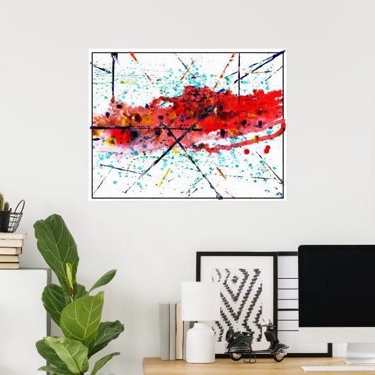 Farbenfarbe Poster (Heimbüro)