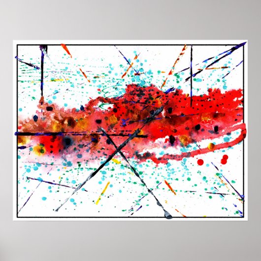 Farbenfarbe Poster (Vorne)