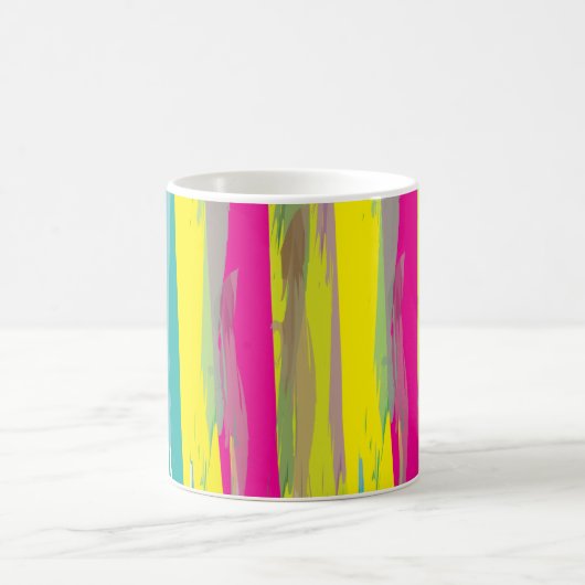 Farbenfarbene Grunge Textur Kaffeetasse (Mittel)