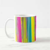 Farbenfarbene Grunge Textur Kaffeetasse (Links)