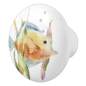 FARBENFARBENER TROPISCHER FISCH, STRAND KERAMIKKNAUF (Rechts)