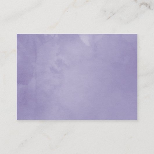 Farbenfarbenes Blumenbaby-Buchanfrage Begleitkarte (Rückseite)