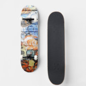 Farbenfarbenes Holz Abstrakt Skateboard (Vorne)