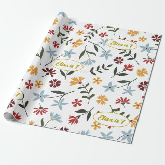 Farbenfarbenes Muster Geschenkpapier